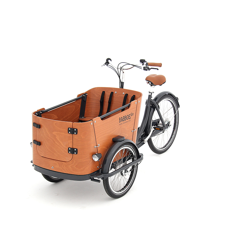 Babboe Go driewieler 1-2 kindjes 7 versnellingen afsluitbaar deu