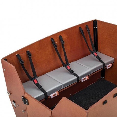 cuscini panca 3 posti cargobike max argento cuscini panca 3 posti cargobike max argento